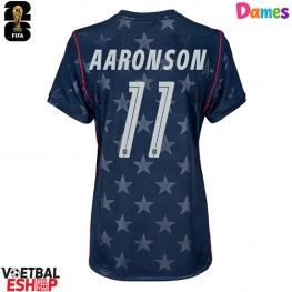 Verenigde Staten Brenden Aaronson #11 Uit tenue Dames WK 2026 Korte Mouw